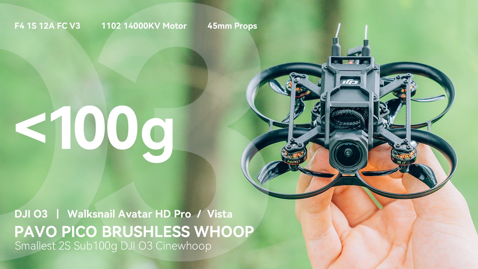 BetaFPV Pavo Pico (Version/Batch 2) Brushless Whoop Quadcopter