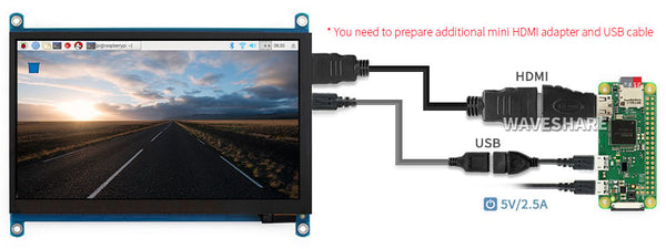 7inch HDMI IPS Capacitive Touch Screen LCD