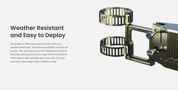 pingStation 3 Networkable Weatherproof 978/1090ADS-B Receiver