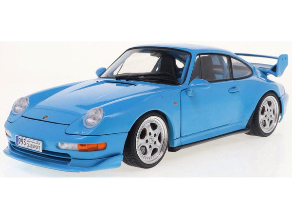 Porsche 911 993 1977 Riveira Blue 1:18 Scale Solido Diecast Model