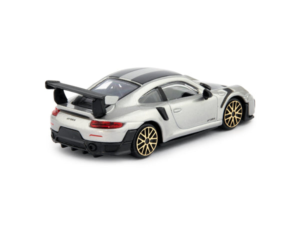 Porsche 911 GT2 RS silver - 1:43 Scale Toy Car