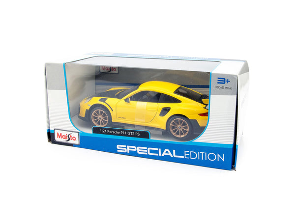 Porsche 911 GT2 RS Yellow 1:24 Scale Maisto Diecast Model