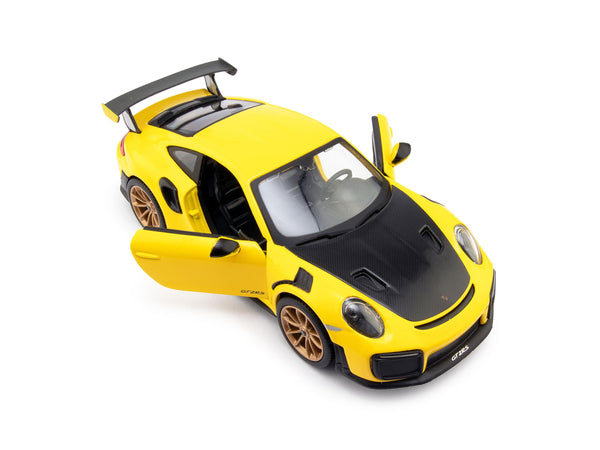 Porsche 911 GT2 RS Yellow 1:24 Scale Maisto Diecast Model