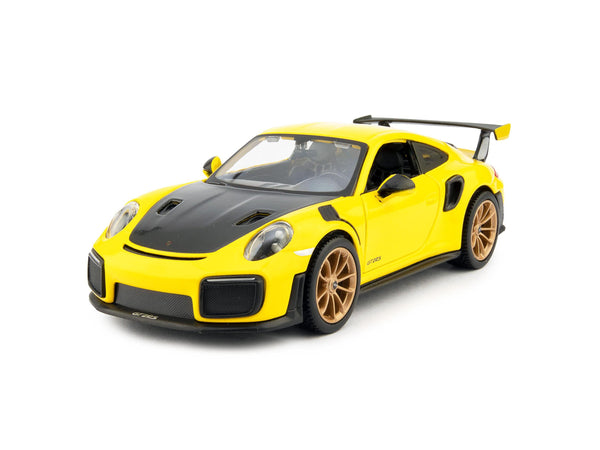 Porsche 911 GT2 RS Yellow 1:24 Scale Maisto Diecast Model