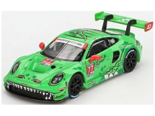 Porsche 911 GT3 R #77 AO Racing 2nd IMSA Daytona 24H GTD PRO 2024 1:64 Scale MINI GT Diecast Model