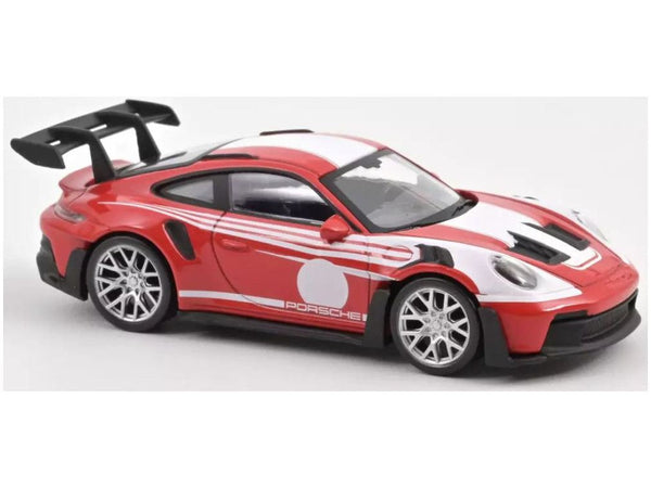 Porsche 911 GT3 RS 2022 Indian Red Salsburg Livery - 1:43 Scale Model Car