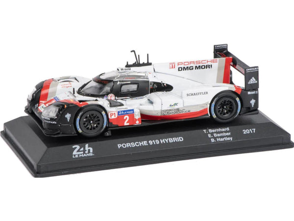 Porsche 919 Hybrid #2 Bamber Bernhard Hartley 24H Le Mans 2017 1:43 Scale Diecast Model