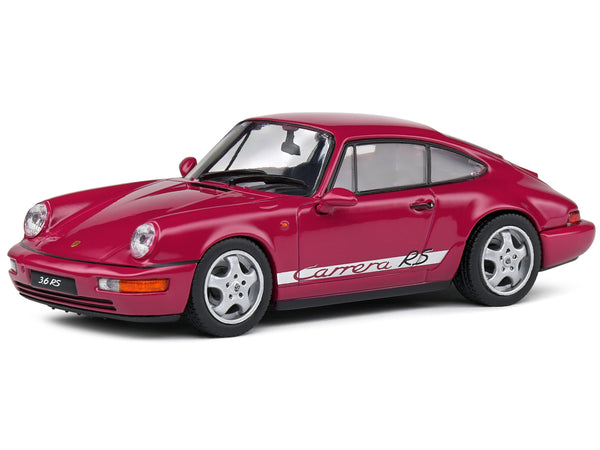 Porsche 964 RS 1992 Purple 1:43 Scale Solido Diecast Model