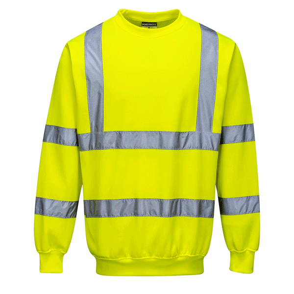 Portwest B303 Hi-Vis Work Sweatshirt Jumper Various Colours