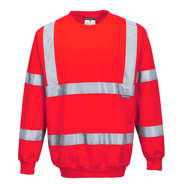 Portwest B303 Hi-Vis Work Sweatshirt Jumper Various Colours