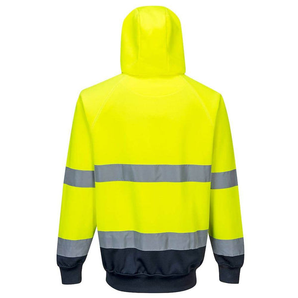 Portwest B316 - Two-Tone Hooded Hi-Vis Sweatshirt