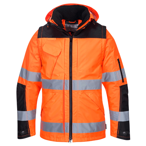 Portwest C469 Pro Hi-Vis 3-in-1 Waterproof Work Jacket Various Colours