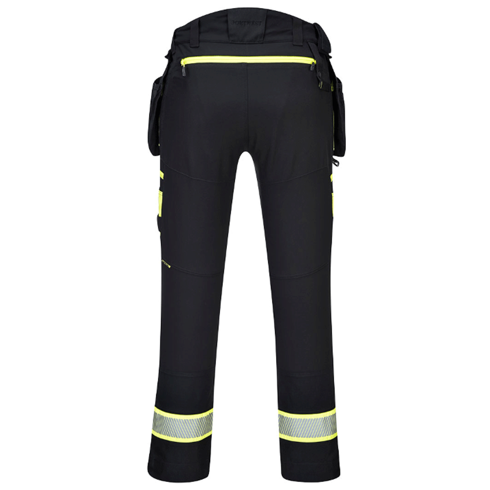 Portwest DX440 DX4 Detachable Holster Stretch Kneepad Work Trouser Various Colours