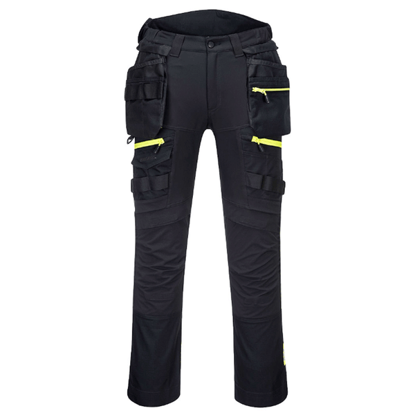 Portwest DX440 DX4 Detachable Holster Stretch Kneepad Work Trouser Various Colours