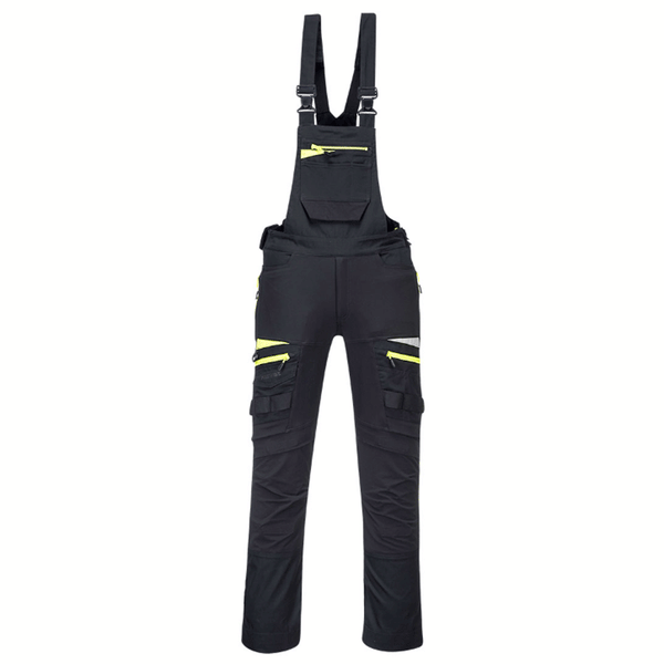 Portwest DX441 DX4 Stretch Kneepad Work Bib & Brace Various Colours