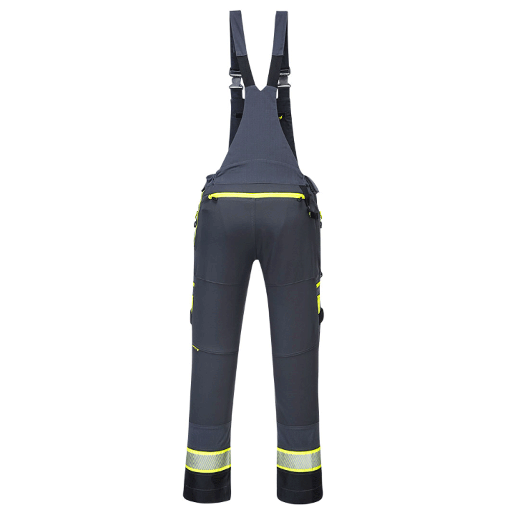Portwest DX441 DX4 Stretch Kneepad Work Bib & Brace Various Colours