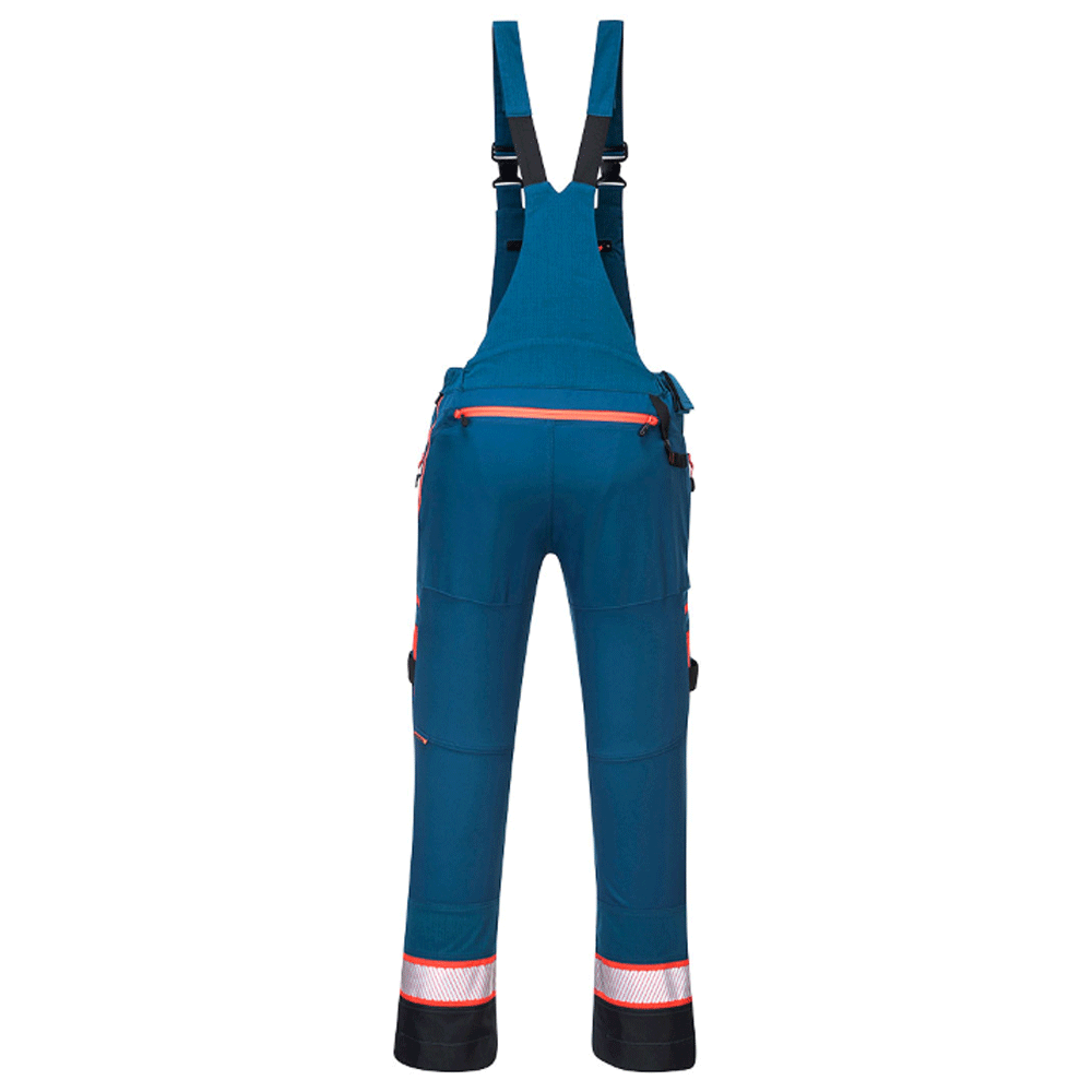 Portwest DX441 DX4 Stretch Kneepad Work Bib & Brace Various Colours
