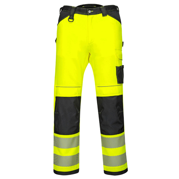 Portwest PW340 PW3 Hi-Vis Kneepad Work Trousers Various Colours