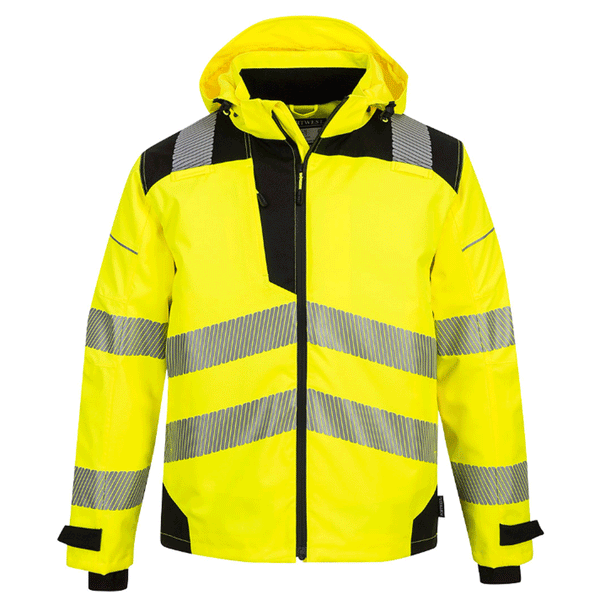 Portwest PW360 PW3 Extreme Breathable Hi-Vis Rain Jacket Various Colours