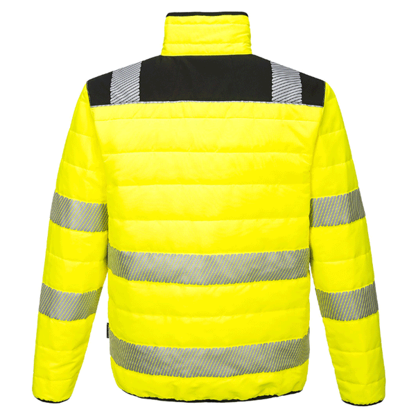 Portwest PW371 PW3 Water Resistant Hi-Vis Baffle Work Jacket Various Colours