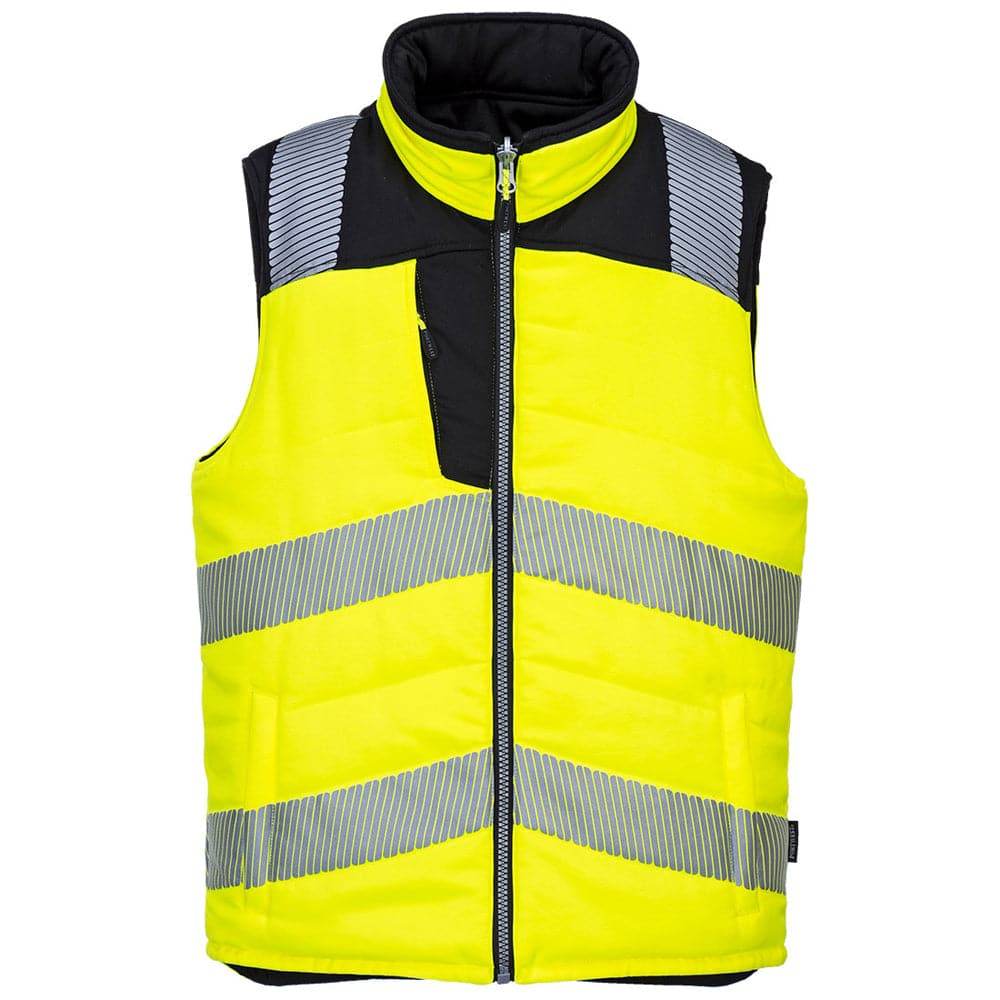 Portwest PW374 Hi-Vis Reversible Bodywarmer Jacket Various Colours