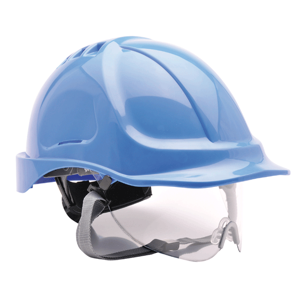 Portwest PW55 Endurance Visor Hard Hat Helmet Various Colours