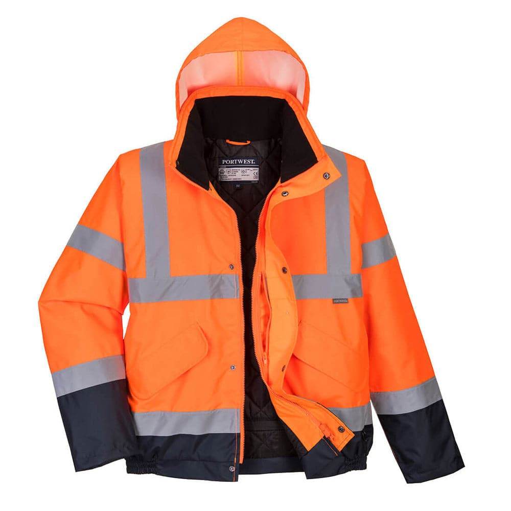Portwest S266 - Hi-Vis Two Tone Waterproof Bomber Jacket