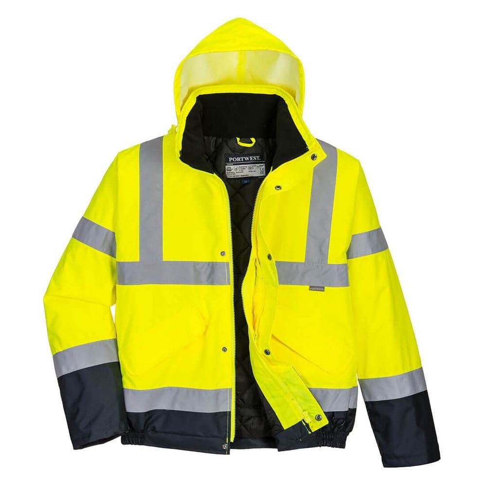 Portwest S266 - Hi-Vis Two Tone Waterproof Bomber Jacket