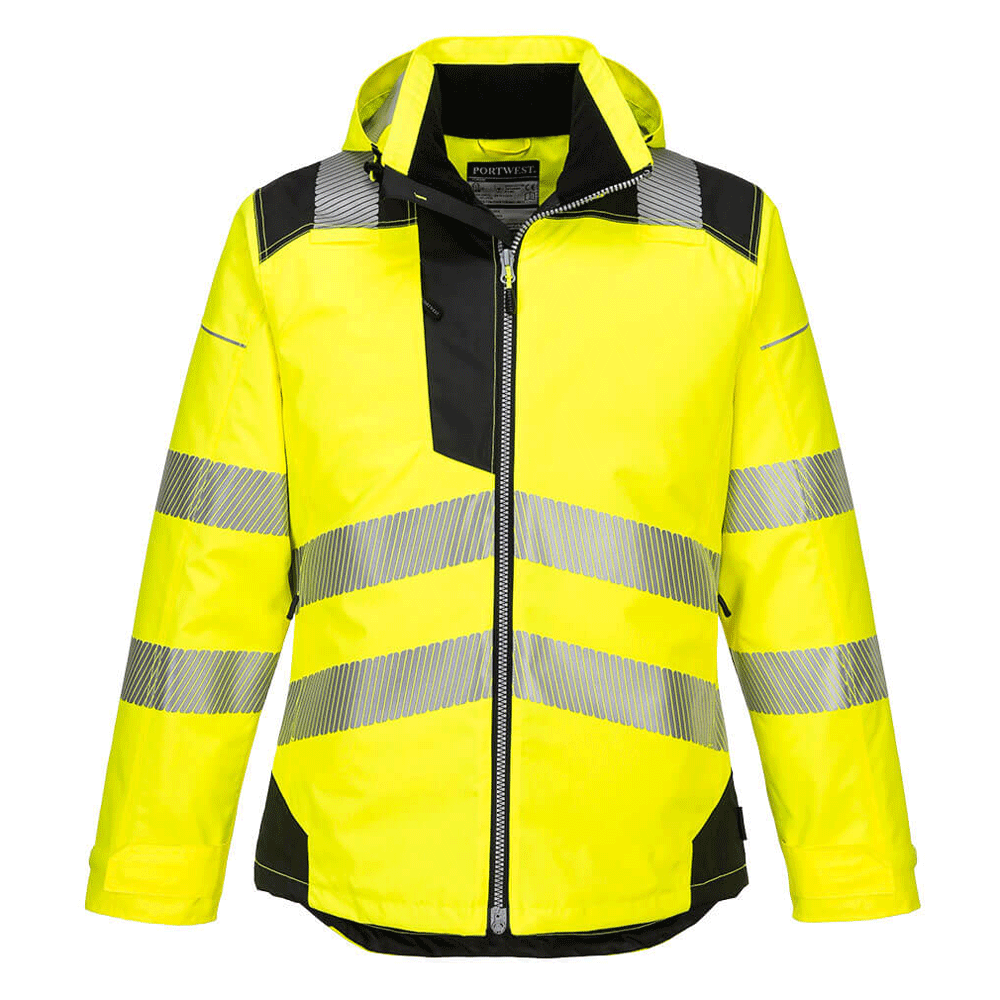 Portwest T400 PW3 Waterproof Hi-Vis Winter Work Jacket