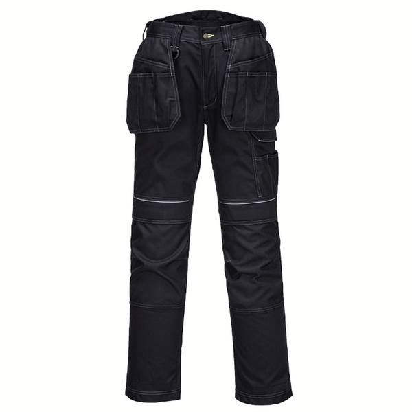 Portwest T602 PW3 Holster Pocket Kneepad Work Trousers Various Colours