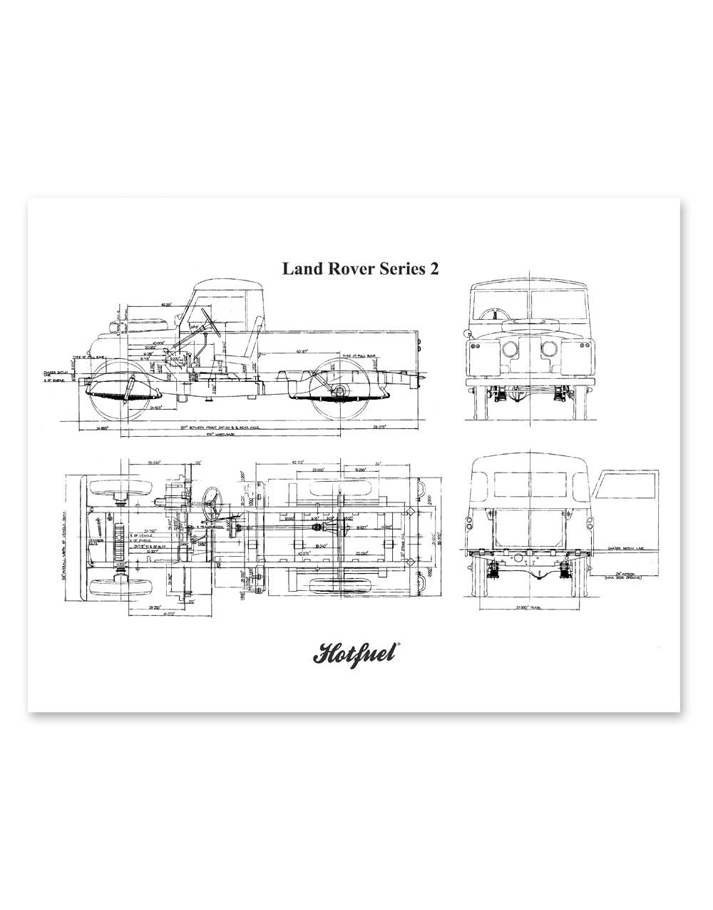 Series 2 Blueprint Wall Art