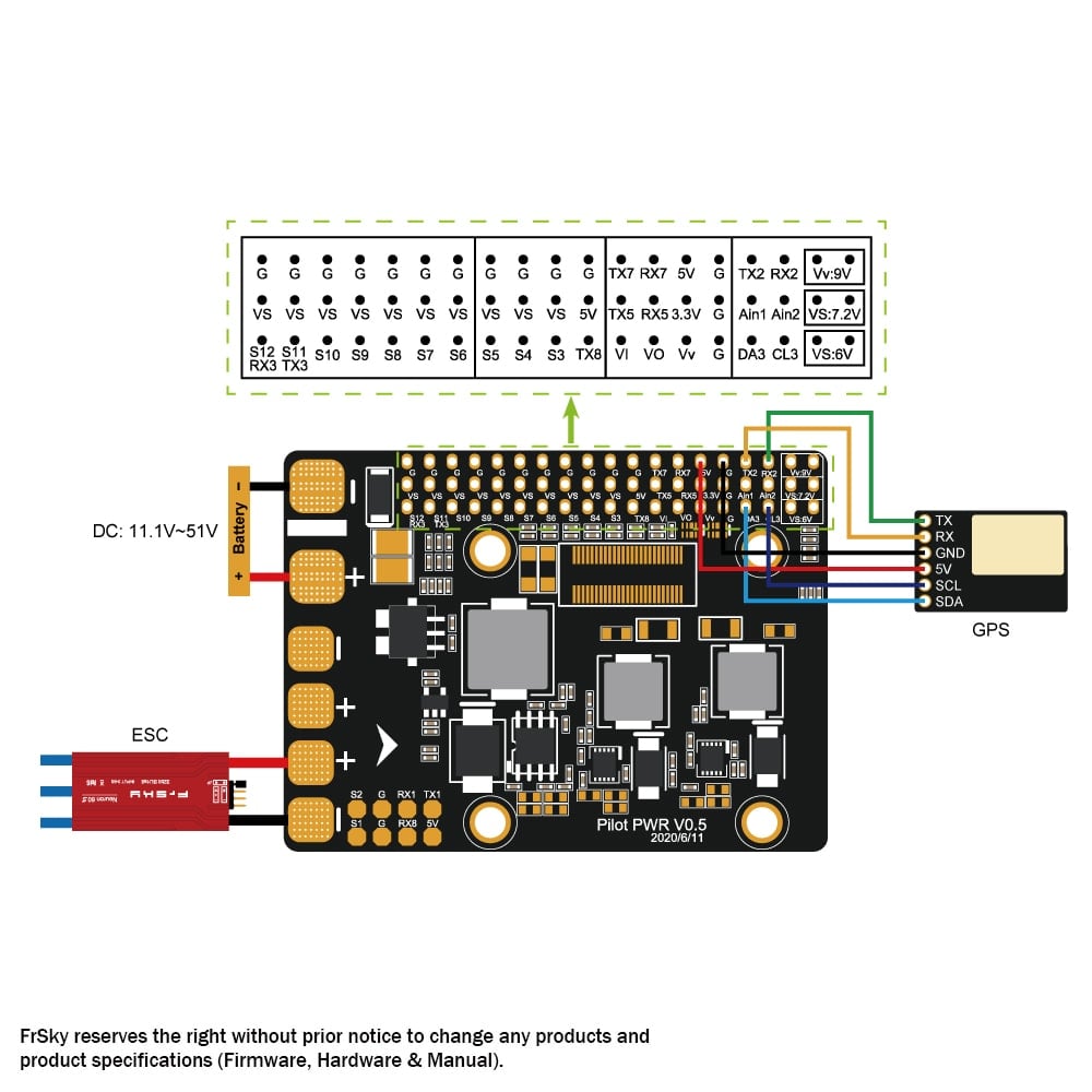 FrSky R9 Pilot / RXSR Pilot Flight Controller