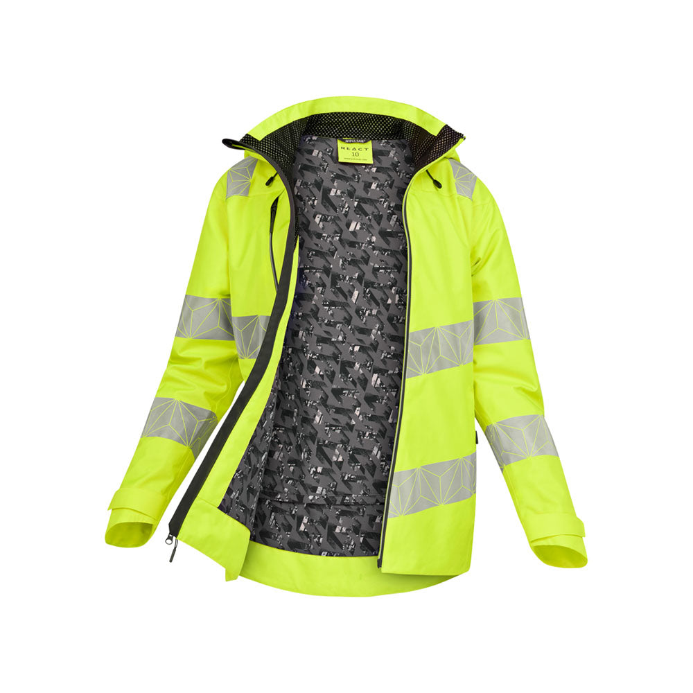 PULSAR® RCT850 / RCT851 React GRS Women's Waterproof Breathable Hi-Vis Shell Jacket