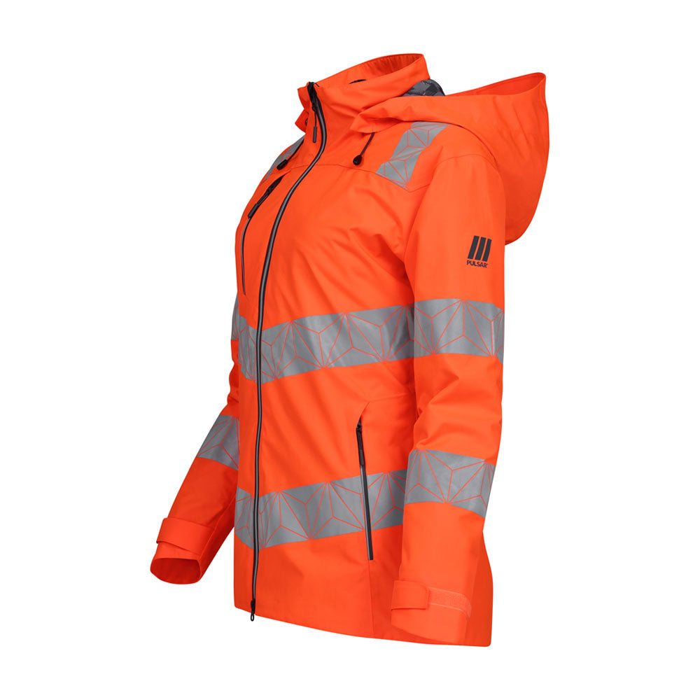 PULSAR® RCT850 / RCT851 React GRS Women's Waterproof Breathable Hi-Vis Shell Jacket