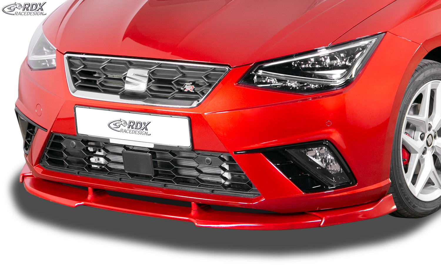 RDX Racedesign Front Bumper Spoiler Vario-X Splitter - Ibiza 6F all models incl FR PU Unpainted