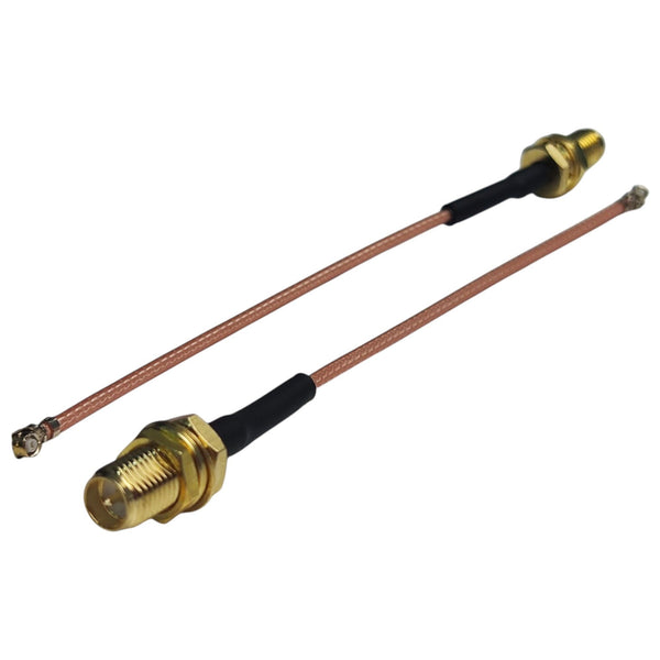 UFL to RPSMA Female RG178 100mm (2-pack)