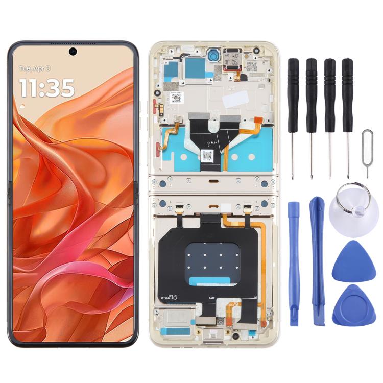 For Motorola Razr 2024 Original LCD Screen Digitizer Full Assembly with Frame