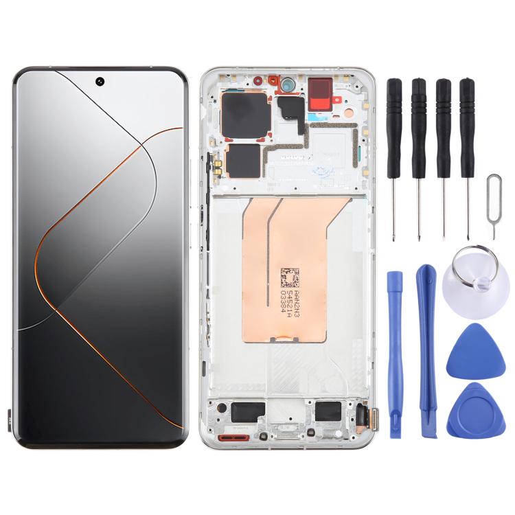 For Xiaomi 14 Pro AMOLED Original LCD Screen Digitizer Full Assembly with Frame