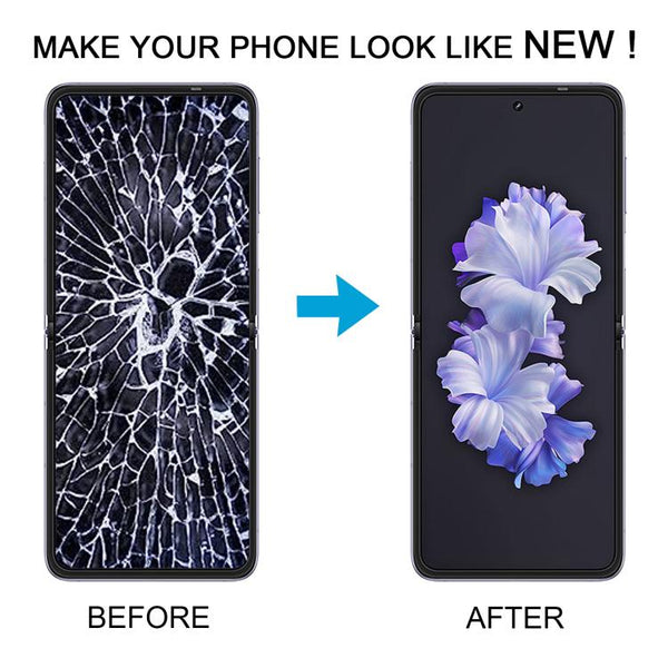 For Tecno Phantom V Flip2 Original AMOLED Material LCD Screen with Digitizer Full Assembly