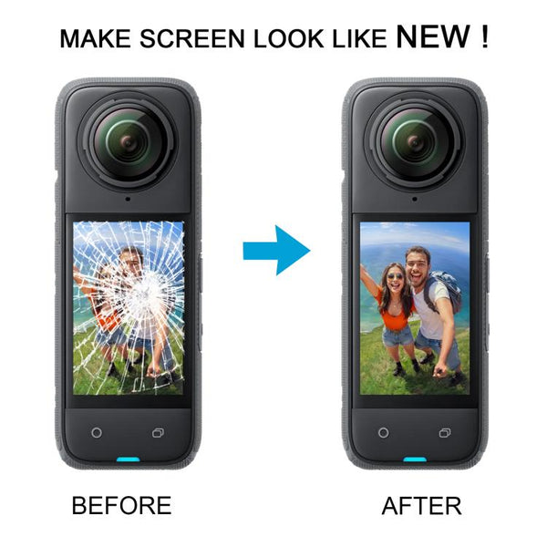 For Insta360 X3 Original Disassembled LCD Screen Digitizer Full Assembly with Frame