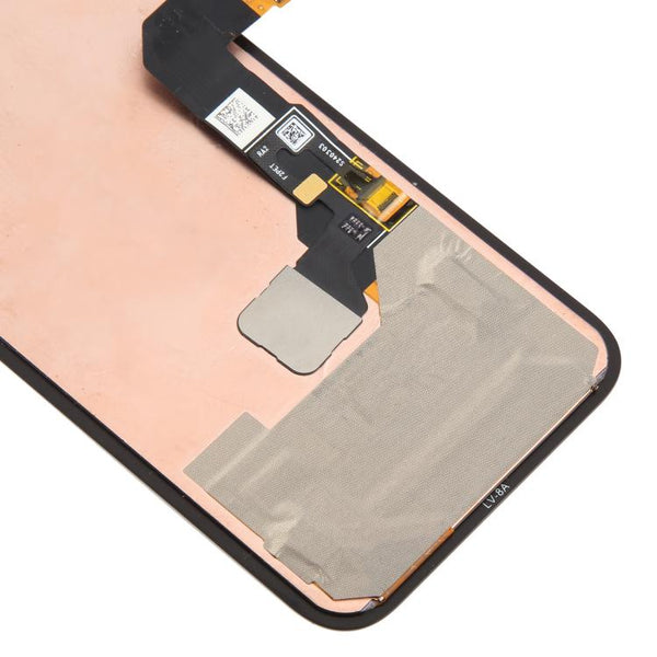 For Google Pixel 8A GKV4X G6GPR G8HHN Original LCD Screen Digitizer Full Assembly with Frame, Including Fingerprint Flex Cable