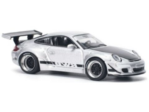 RWB 997 Silver 1:64 Scale Pop Race Diecast Model
