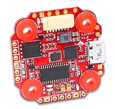 FuriousFPV RacePit Mini OSD F4 Flight Controller, Black Box (20x20)
