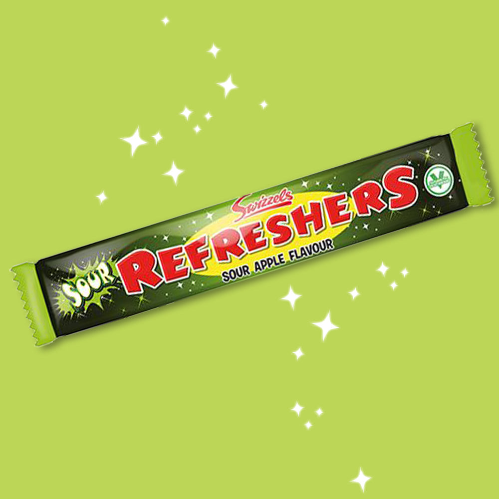 Swizzels Refreshers Chew Bar – Sour Apple Flavor