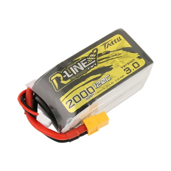 Tattu R-Line 3.0 2000mAh 14.8V 120C 4S1P Lipo Battery Pack