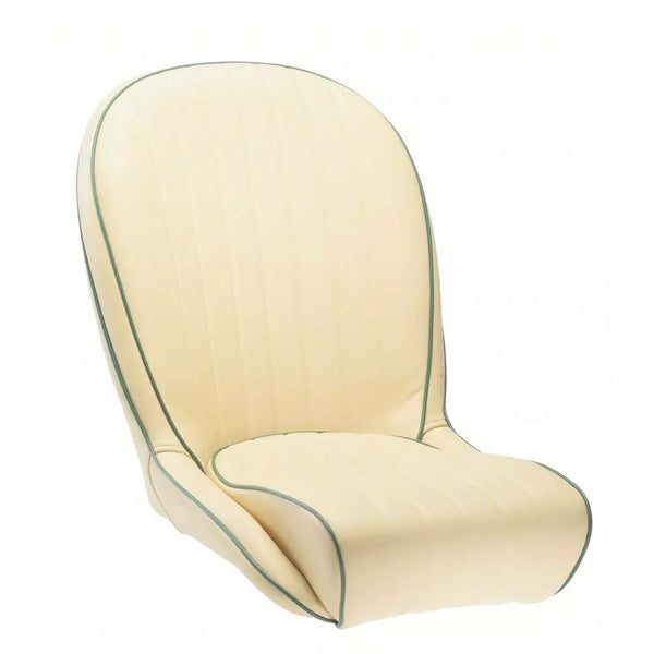 Cobra Roadster SS Bucket Seat - Cream / Ivory / Beige x1 Individual (Slide Runners Not Inc)