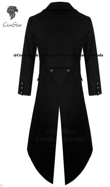 LionStar Royal Leather Victorian Long Coat