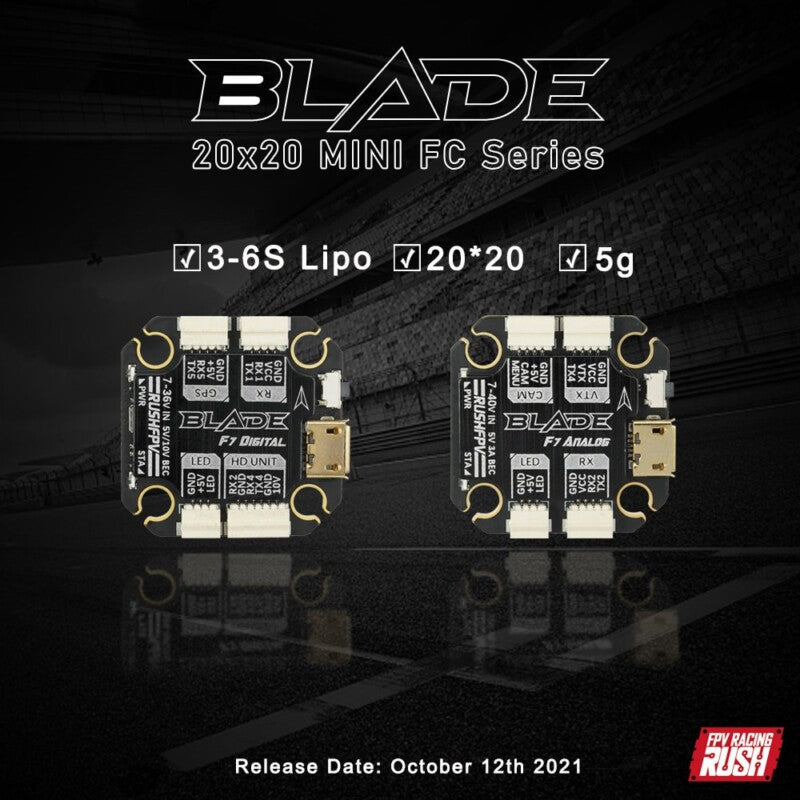 RUSHFPV Rush Blade Mini Digital F722 Flight Controller for DJI