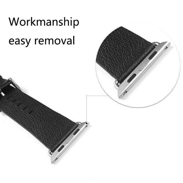 2 PCS for Apple Watch 38mm Metal Strap Connector Metal Buckle with Screwdrivers Tool