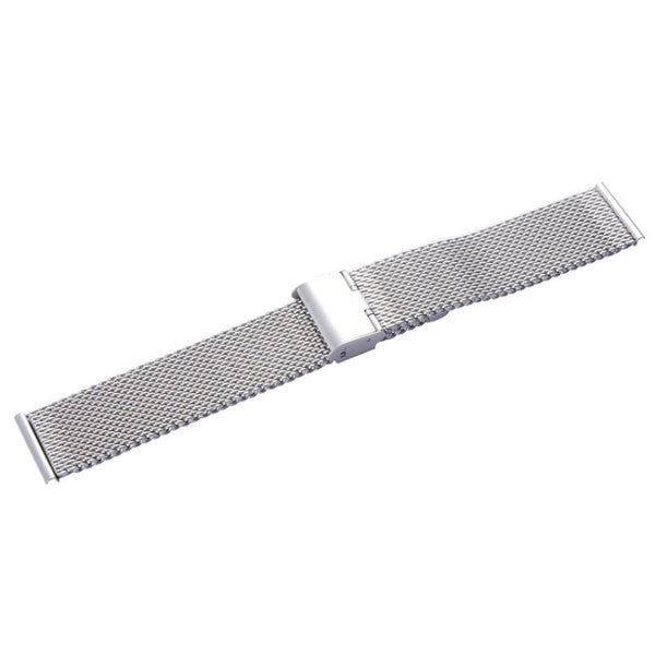 For Apple Watch 38mm Milanese Classic Buckle Stainless Steel Watch Band , Only Used in Conjunction with Connectors ( S-AW-3291 )
